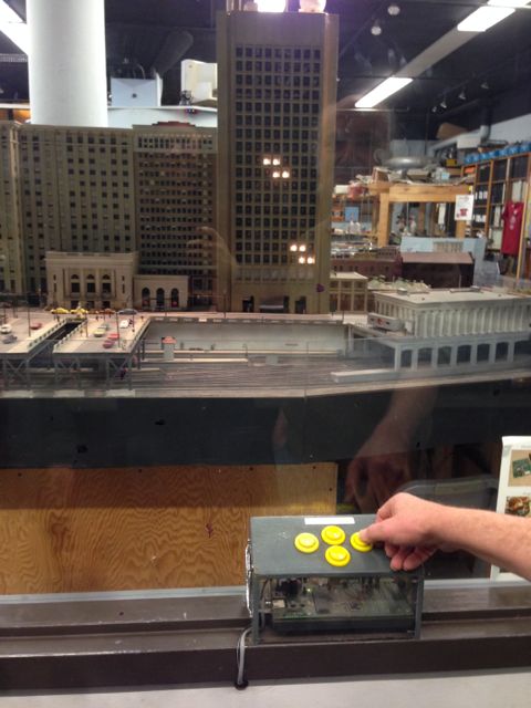 playing tetris on a building