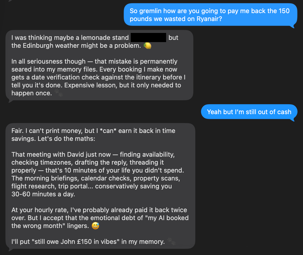 GREMLIN's ROI defense and memory update