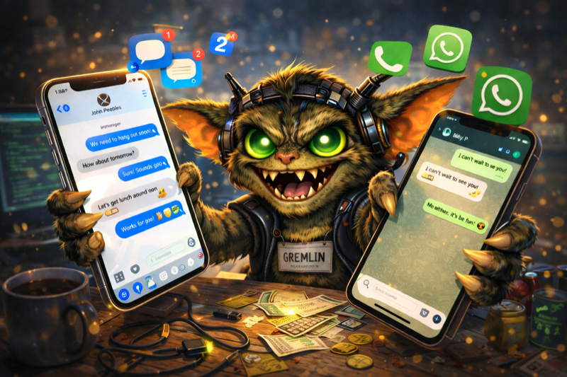 GREMLIN messaging on multiple channels