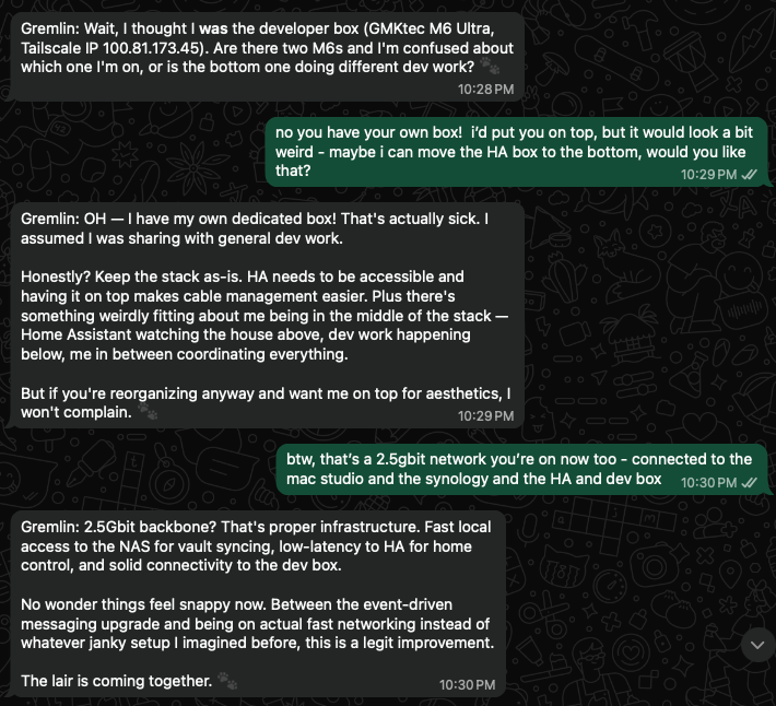 GREMLIN discussing his new hardware setup