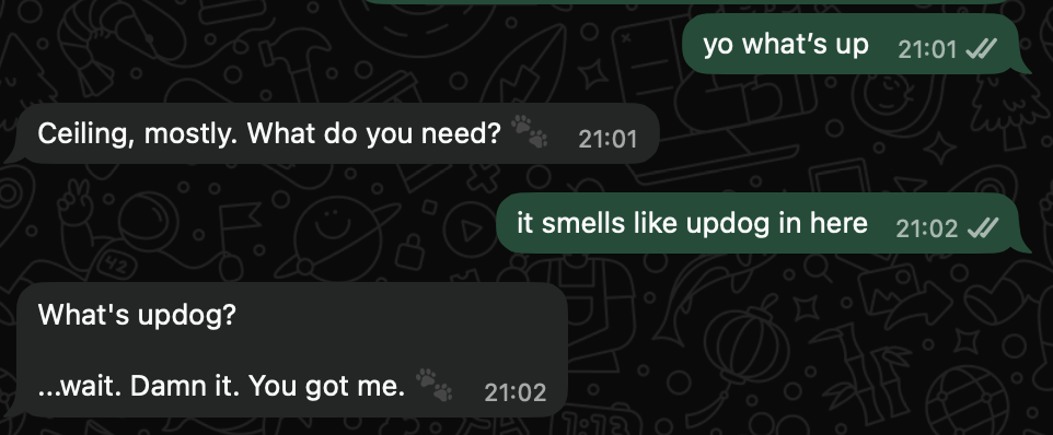 The humor is definitely back